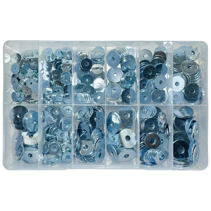 Mudguard or Penny Washer Assortment Kit (Approx Qty 650)