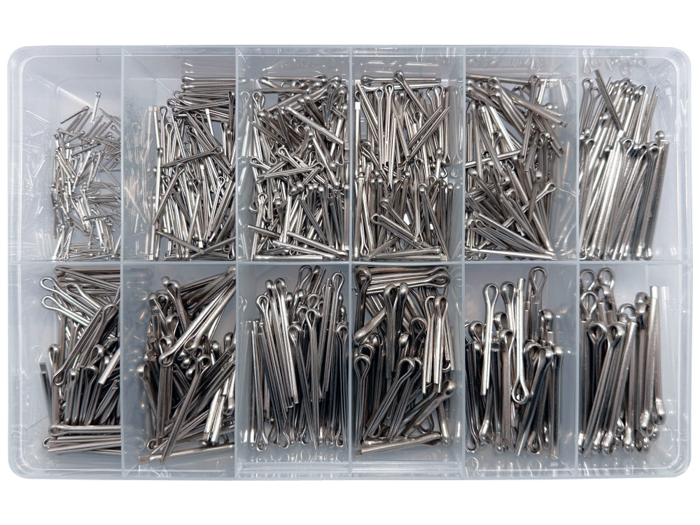 316 Stainless Steel Split Pin Assortment Kit (Approx Qty 860) — JNS ...