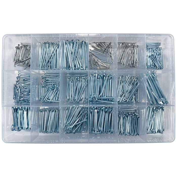 Split Pin Assortment Kit (Approx Qty 850)