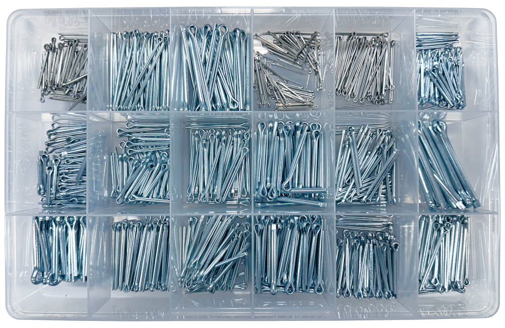 Split Pin Assortment Kit (Approx Qty 850)