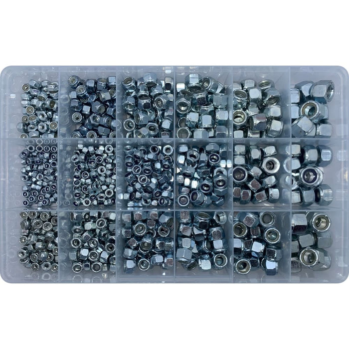 Nylon Insert Locknut Assortment Kit (Approx Qty 770)