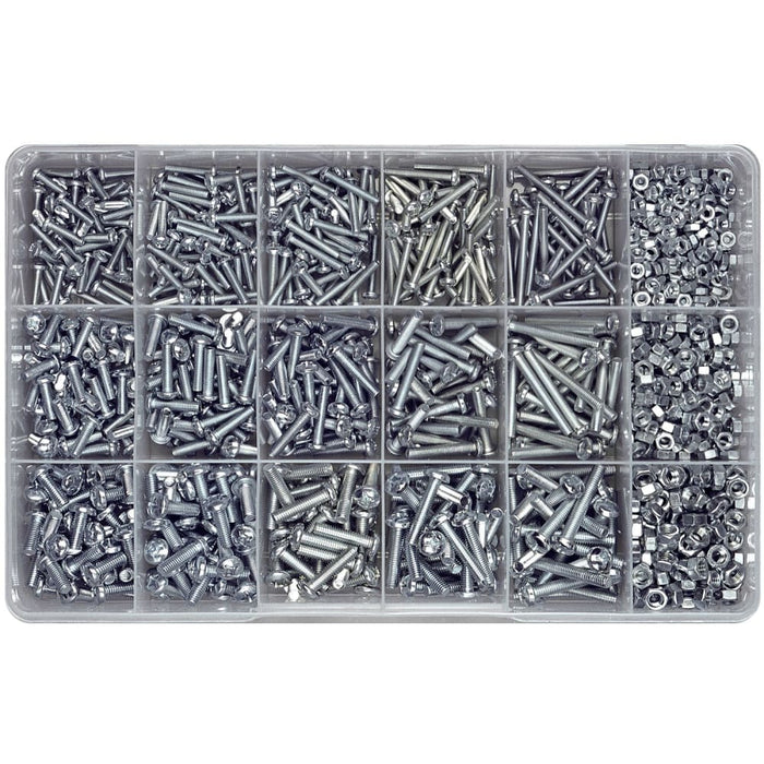 Phillips Head Metric Metal Thread Assortment Kit (Approx Qty 1190)