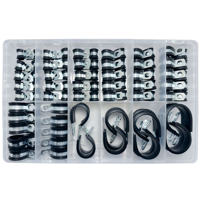 Pipe & Cable Clamp Assortment Kit (Approx Qty 91)