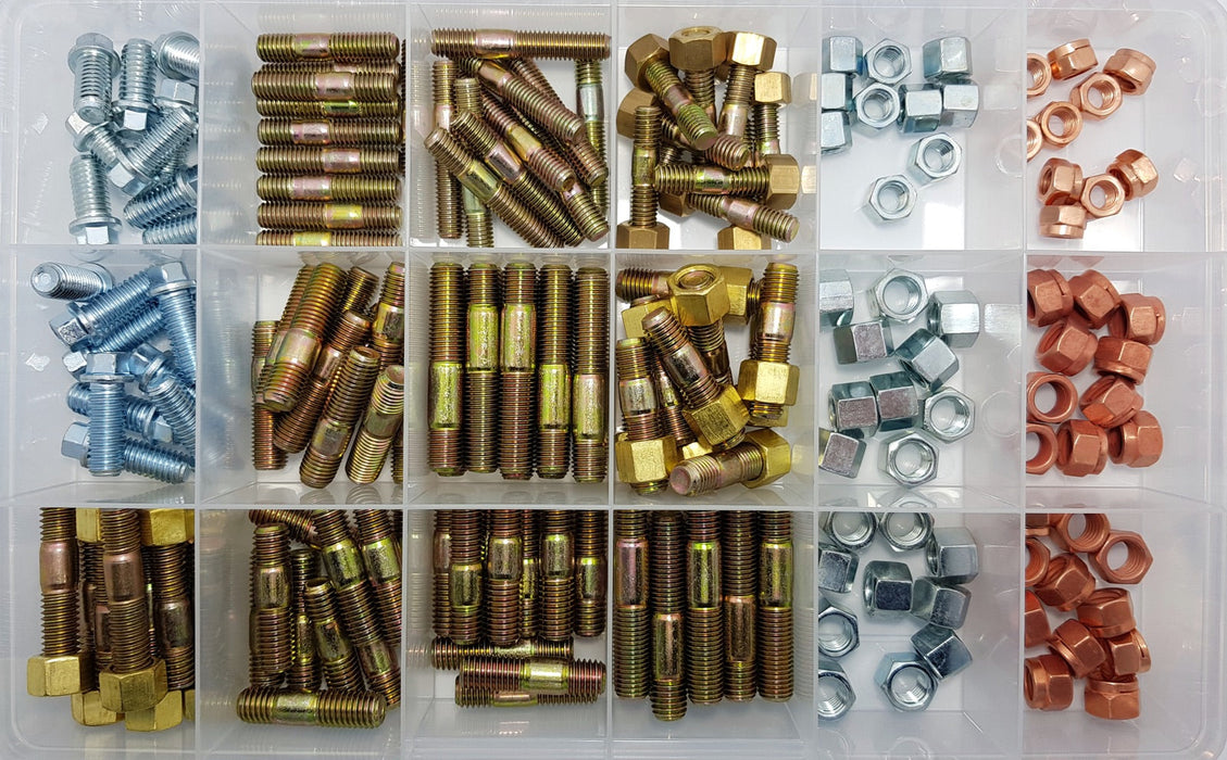 Manifold Stud & Nut Kit Assortment Kit (Approx Qty 210)