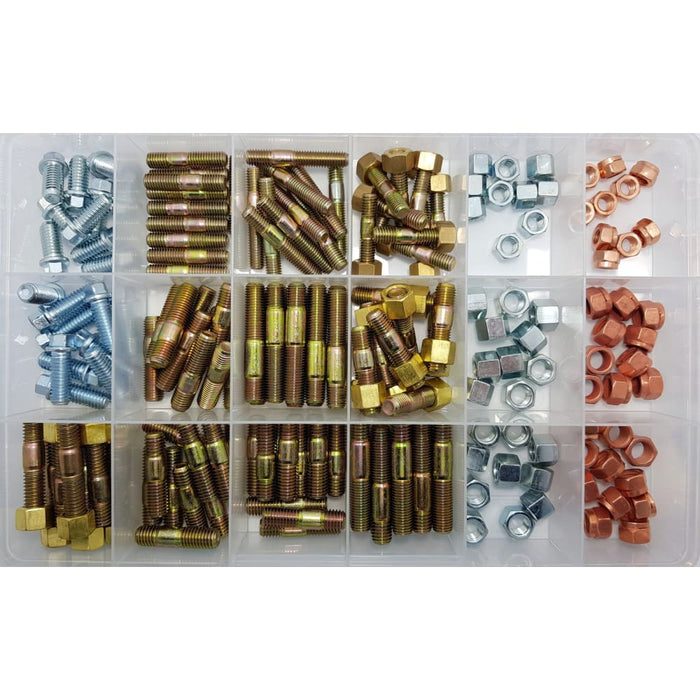 Manifold Stud & Nut Kit Assortment Kit (Approx Qty 210)