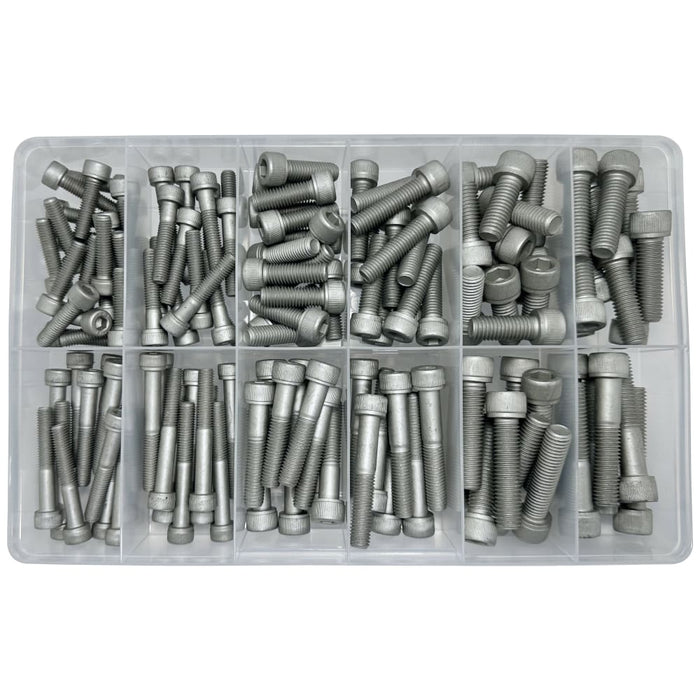 Geomet® Socket Head Cap Screw Assortment Kit - M8, M10, M12 (Approx Qty 138)
