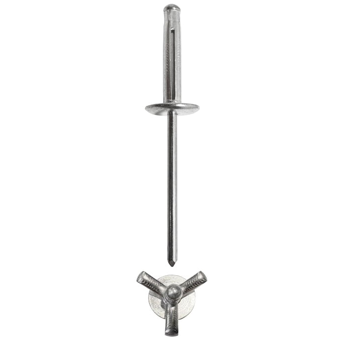 Tri Fold Rivet Large Flange 5-6 - Aluminium Rivet
