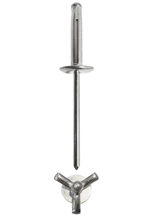 Tri Fold Rivet Large Flange 5-6 - Aluminium Rivet