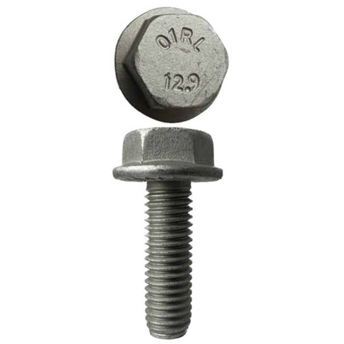 M8 X 25mm X 13mm A/F 1.25 Pitch Zinc Flake D-Lok Hex Flange Set Screw