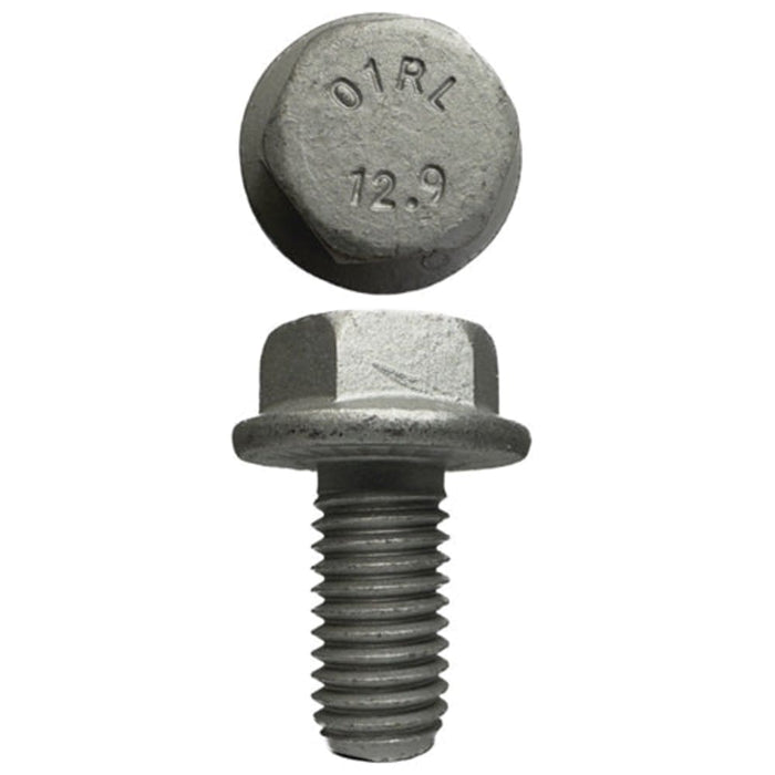 M10 X 20mm X 15mm A/F 1.5 Pitch Zinc Flake D-Lok Hex Flange Set Screw