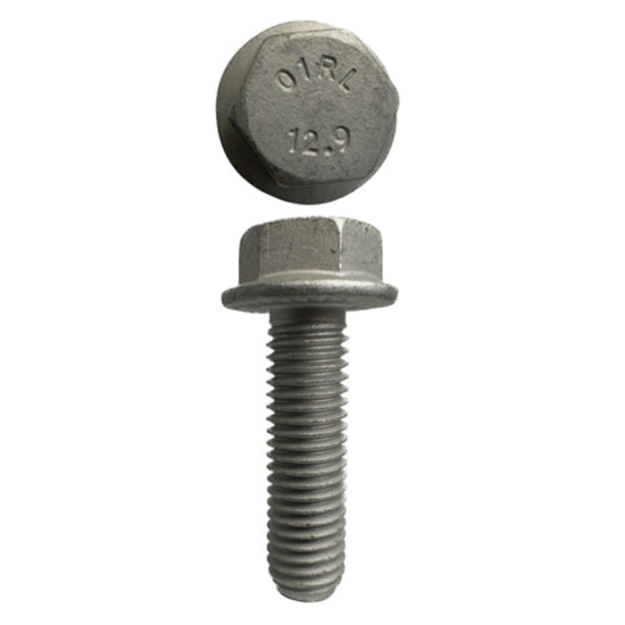 M10 X 35mm X 15mm A/F 1.5 Pitch Zinc Flake D-Lok Hex Flange Set Screw