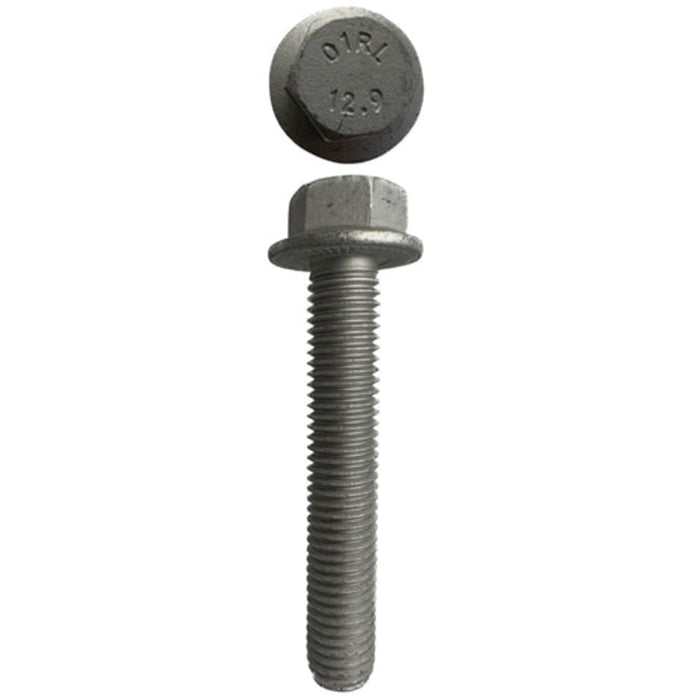 M12 X 70mm X 17mm A/F 1.75 Pitch Zinc Flake D-Lok Hex Flange Set Screw
