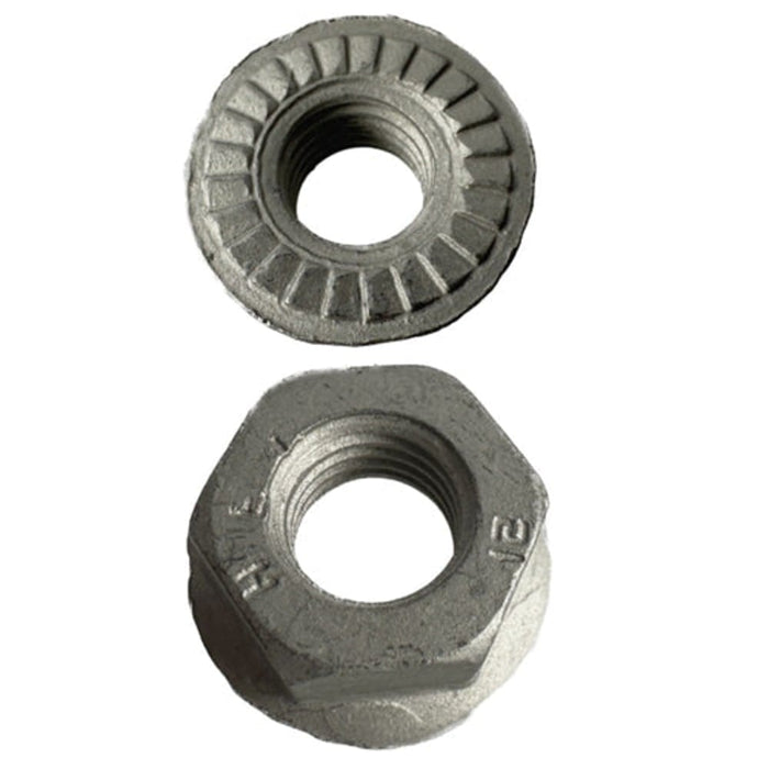 M12 X 17mm A/F Zinc Flake D-Lok Flange Nut 1.75 Pitch