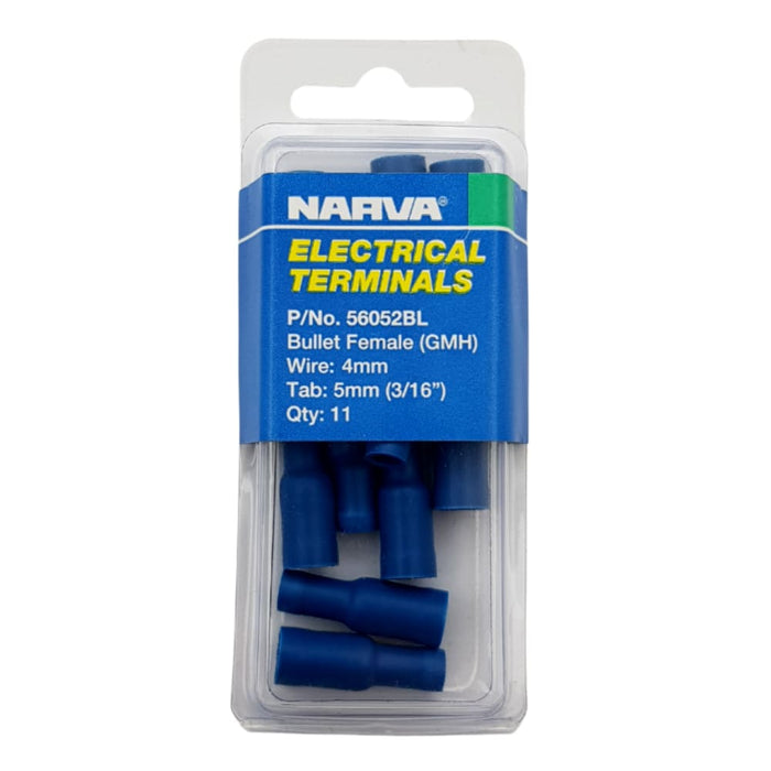 Electrical Terminal - Bullet Female Gmh, 4mm Wire, 5mm (3/16") Diameter