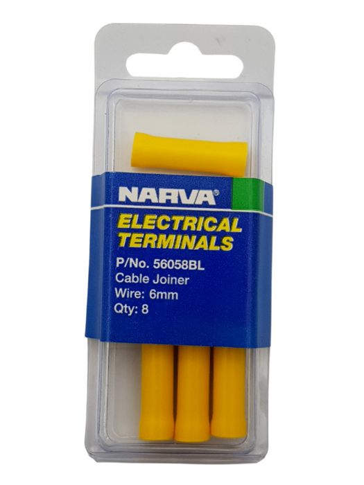 Electrical Terminal - Cable Joiner, 5-6mm Wire (QTY 8)