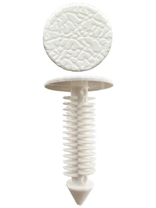 Universal White Christmas Tree Clip - 27mm Long, 8mm Diameter