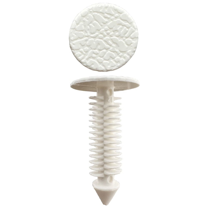 Universal White Christmas Tree Clip - 27mm Long, 8mm Diameter