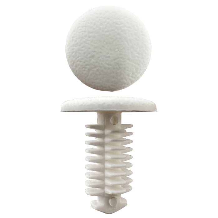 Universal White Christmas Tree Clip - 15mm Long, 7.5mm Diameter