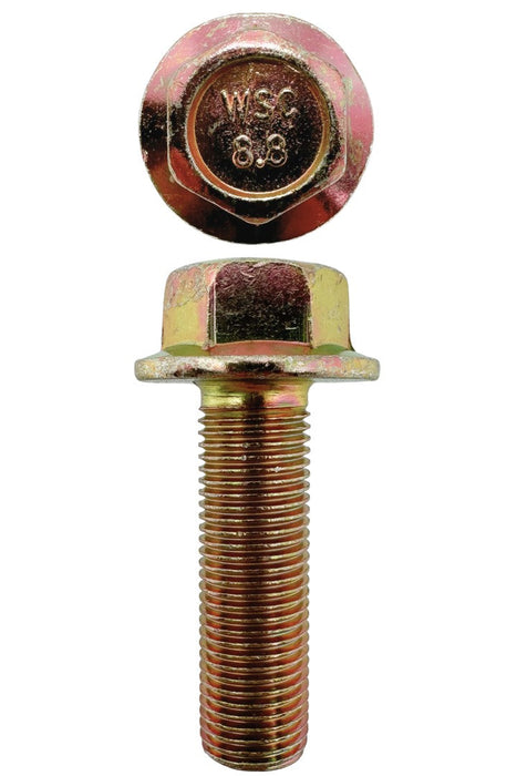 M12 X 40mm X 17mm A/F Non-Serrated 1.25 Pitch Hex Flange Set Screw Fine