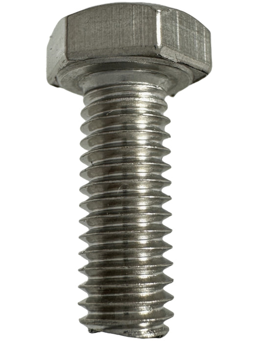316 Stainless Steel M6 X 16mm X 10mm A/F 1.0p Hex Head Set Screw