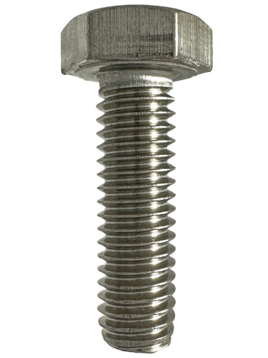 316 Stainless Steel M6 X 20mm X 10mm A/F 1.0p Hex Head Set Screw