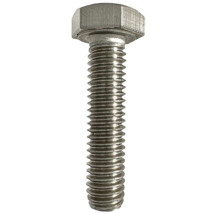 316 Stainless Steel M6 X 25mm X 10mm A/F 1.0p Hex Head Set Screw