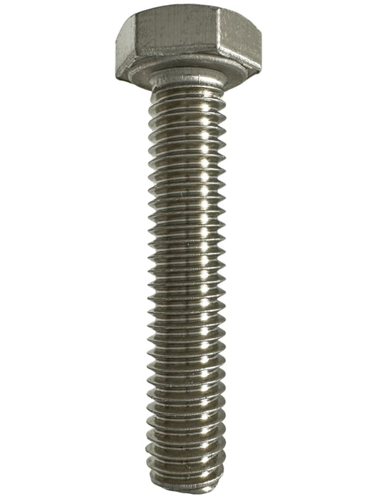 316 Stainless Steel M6 X 30mm X 10mm A/F 1.0p Hex Head Set Screw