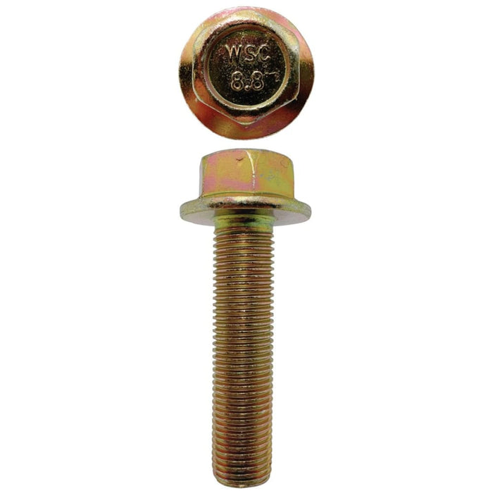 M12 X 50mm X 17mm A/F Non-Serrated 1.25 Pitch Hex Flange Set Screw Fine