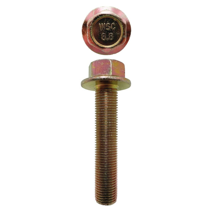 M12 X 60mm X 17mm A/F Non-Serrated 1.25 Pitch Hex Flange Set Screw Fine