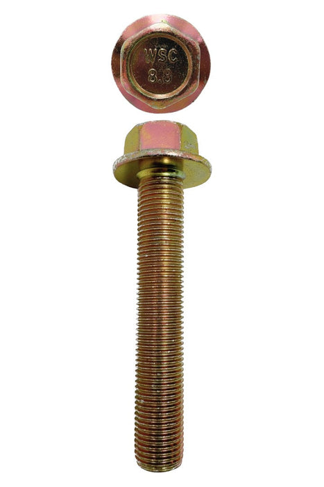 M12 X 70mm X 17mm A/F Non-Serrated 1.25 Pitch Hex Flange Set Screw Fine