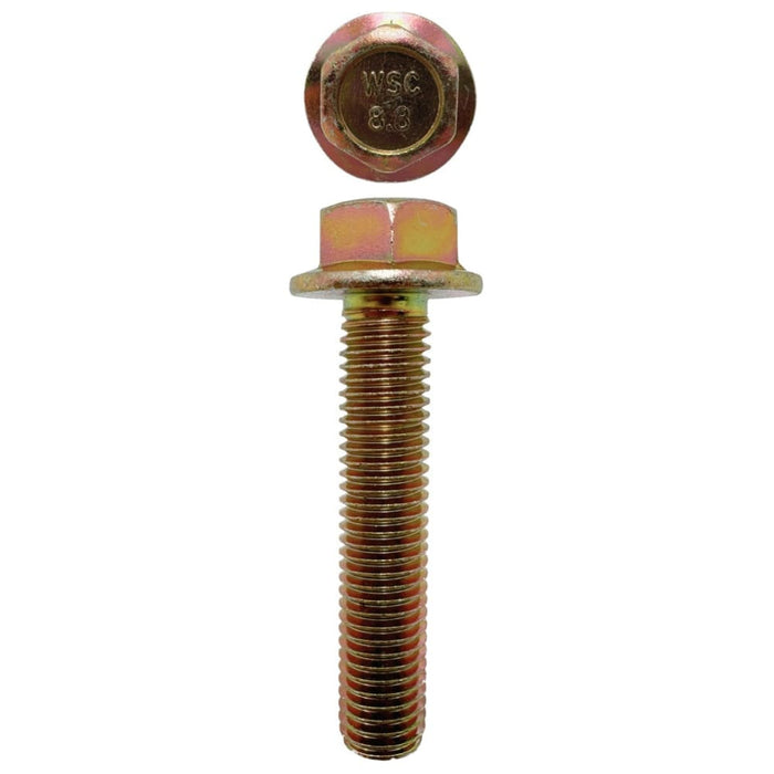 M12 X 60mm X 17mm A/F Non-Serrated 1.75 Pitch Hex Flange Set Screw Coarse