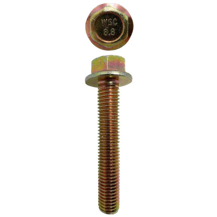 M12 X 70mm X 17mm A/F Non-Serrated 1.75 Pitch Hex Flange Set Screw Coarse