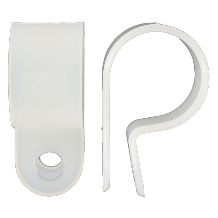 5/8 P.Clip White