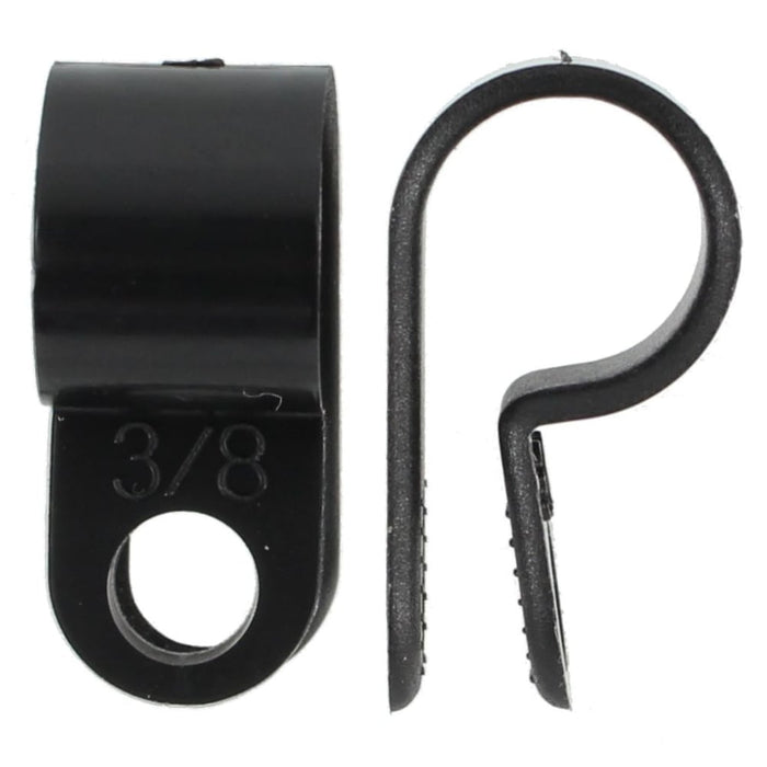 3/8 P.Clip Black