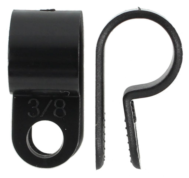 3/8 P.Clip Black