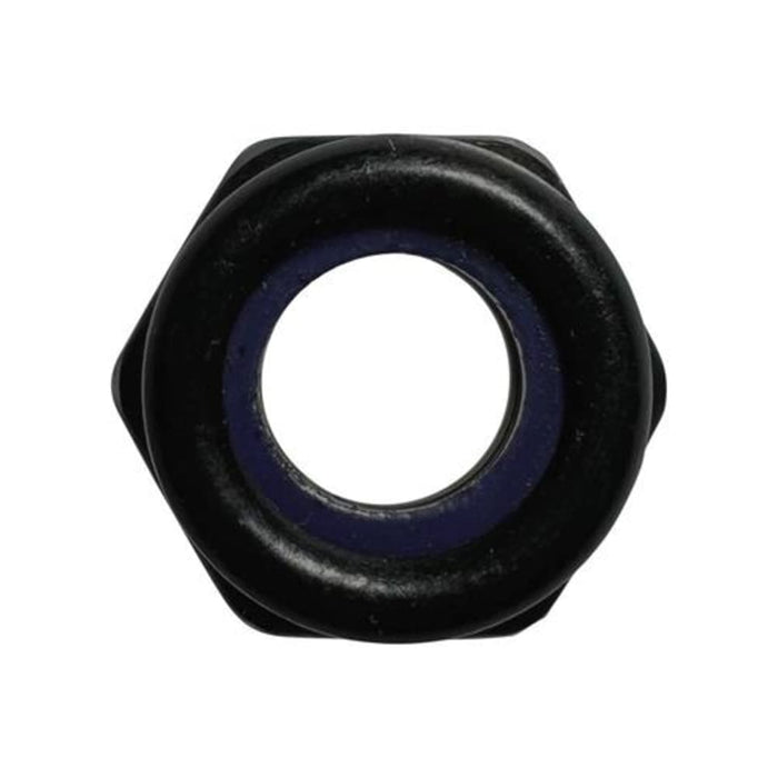 M5 X 0.8 Pitch Black Metric Locknut