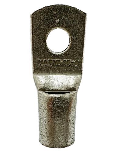 NARVA STRAIGHT BARREL CABLE LUG - 35MM2 CABLE, 6MM STUD (QTY 10)