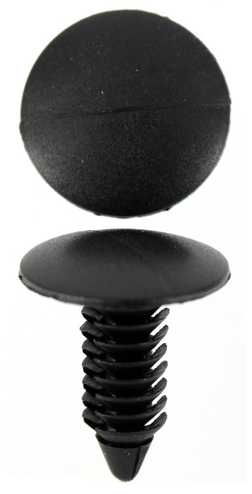 Ford & Holden - Black Christmas Tree Clip 20mm Long, 7.6mm Diameter