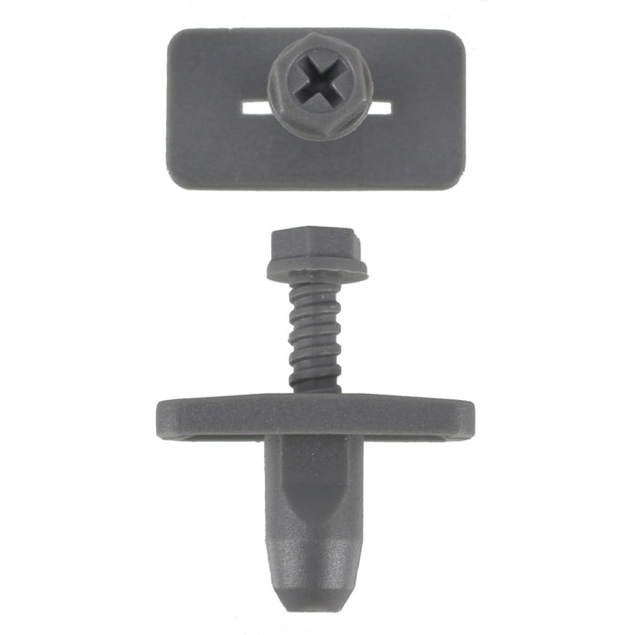 Holden - Screw Type Retainer Scrivet Bumper Retainer Grey