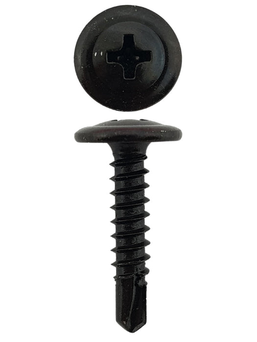 8g X 3/4 Or 8-18 X 20mm Button Head Self Driller Black