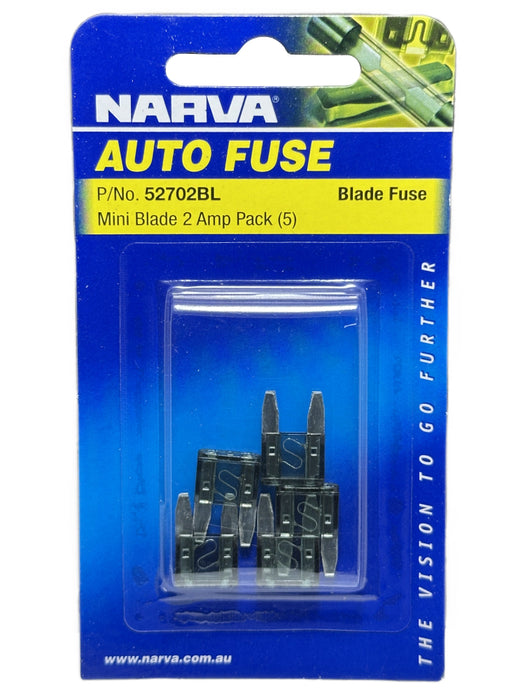 Mini Blade Fuse 2amp (QTY 5)