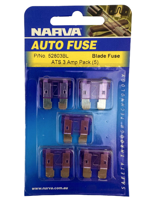 Ats Blade Fuse 3amp (Qty 5)