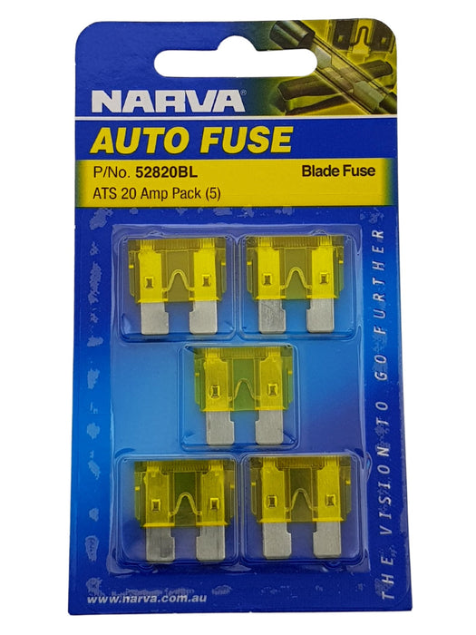 Ats Blade Fuse 20amp (QTY 5)