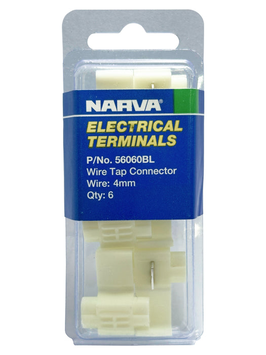 Electrical Terminal - Wire Tap Connector, 4mm Wire (Qty 6)