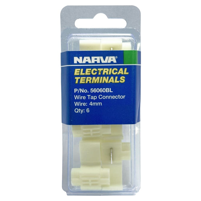 Electrical Terminal - Wire Tap Connector, 4mm Wire (QTY 6)