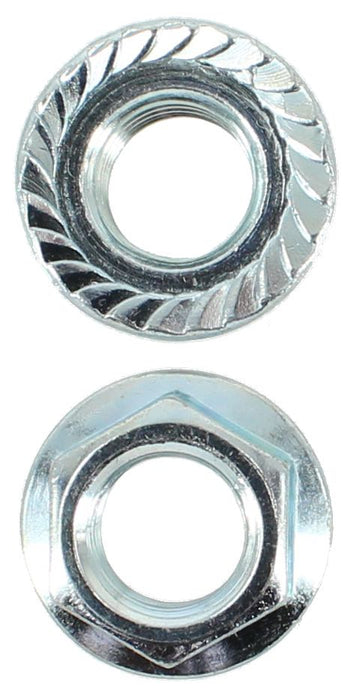 M10 X 14mm A/F Serrated Flange Nut Fine 1.25 Pitch