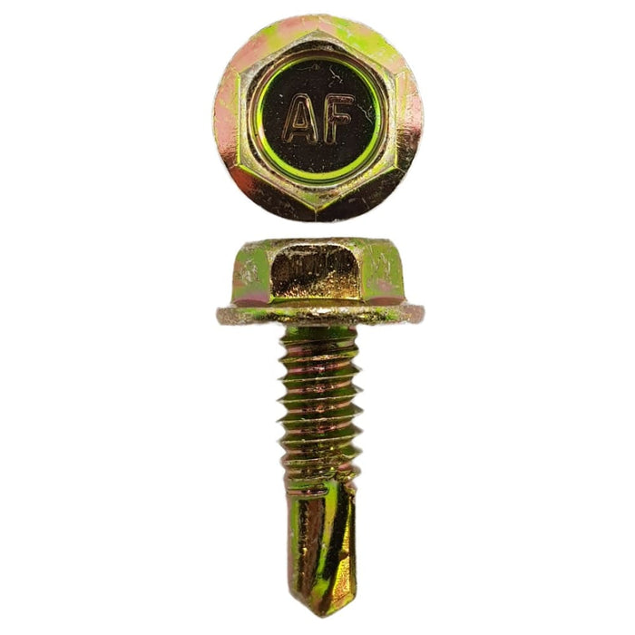 Self Drilling Screws Hex Flange Head 10-24 X 16mm