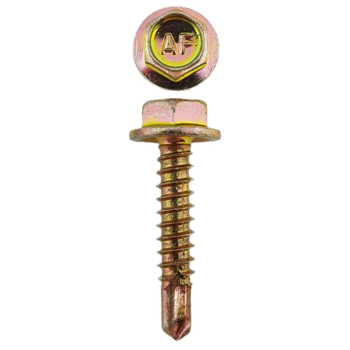 Self Drilling Screws Hex Flange Head 10-16 X 25mm