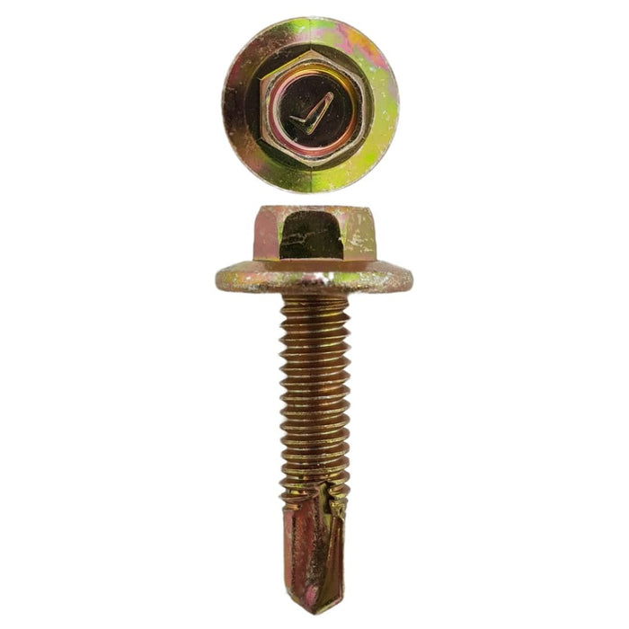 Self Drilling Screws Hex Flange Head 12-24 X 25mm