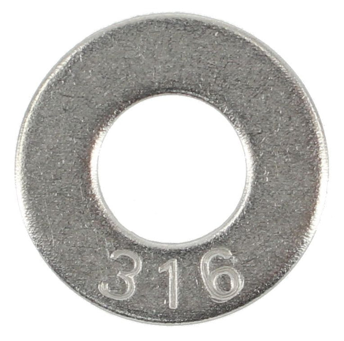 316 Stainless Steel 5/16 Flat Washer (Qty 60)